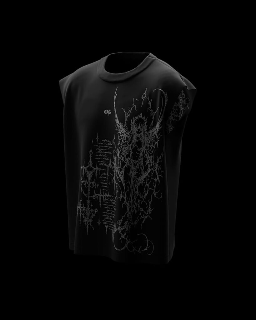Thorned Graphic Muscle Tank